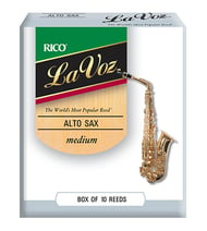 LaVoz Alto Saxophone Reeds Medium Box of 10 Reeds